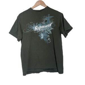 2000s “represent” graphic tee